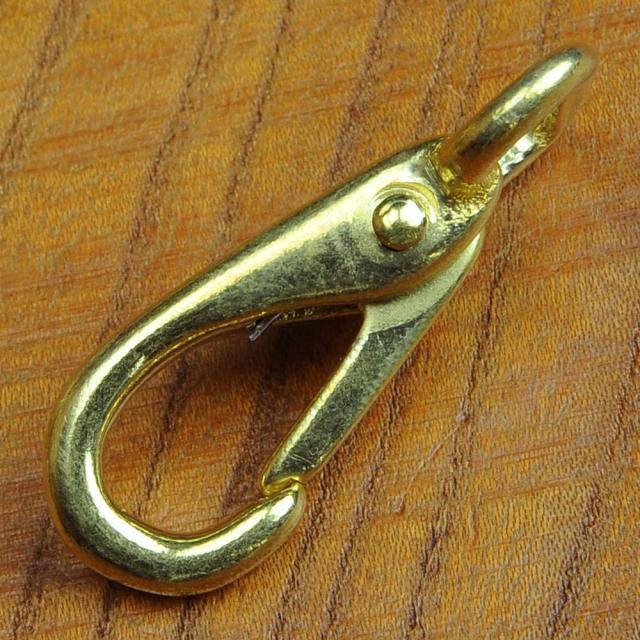 角ナスカン真鍮製クラフトパーツ金具30mm