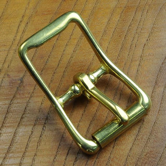 舟型バックル真鍮製ローラー付窪み入