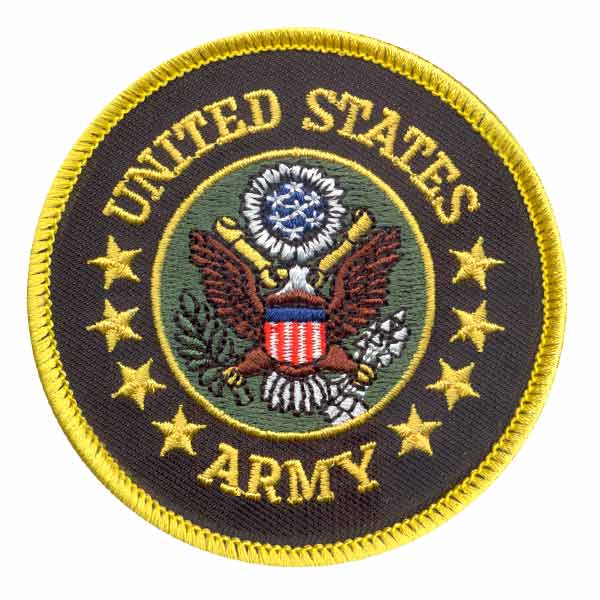 Rothcoミリタリーワッペン1589アメリカ陸軍U.S.ARMY熱圧着式