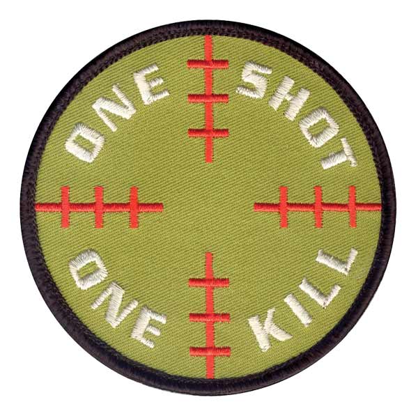 ROTHCOミリタリーパッチワンショットワンキル丸型72186