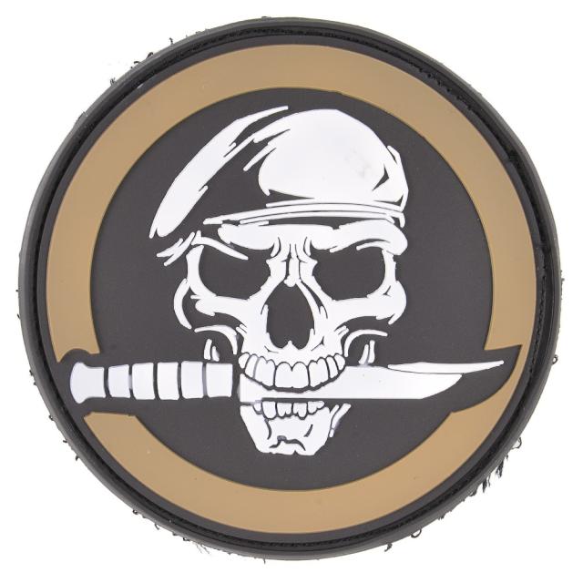 Rothcoミリタリーワッペンスカル72197ベルクロ