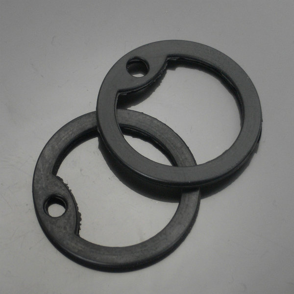 ドッグタグサイレンサー2枚ブラック8390