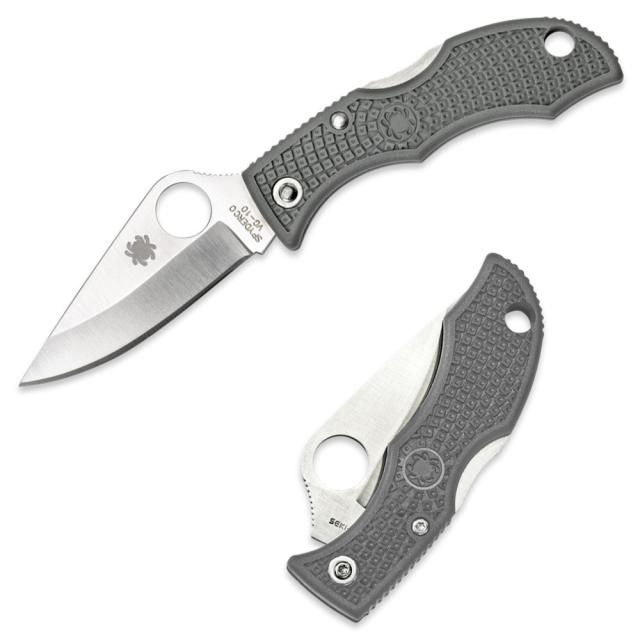 Spydercoレディバグ3直刃ナイフLFG3フォリアージュグリーン