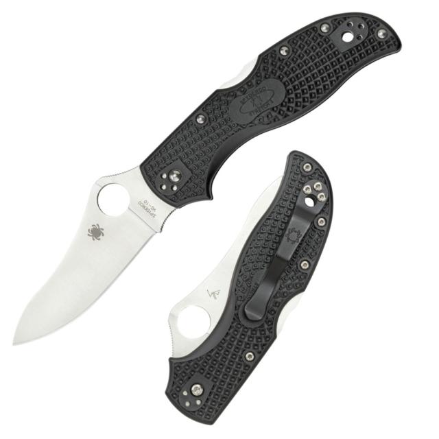 Spyderco折りたたみナイフストレッチ2ブラック
