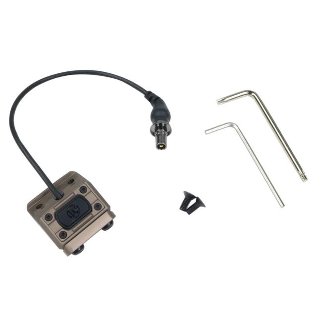 WADSNリモートスイッチModButton角度付きプラグSurefire対応規格20mmレール対応WD07061