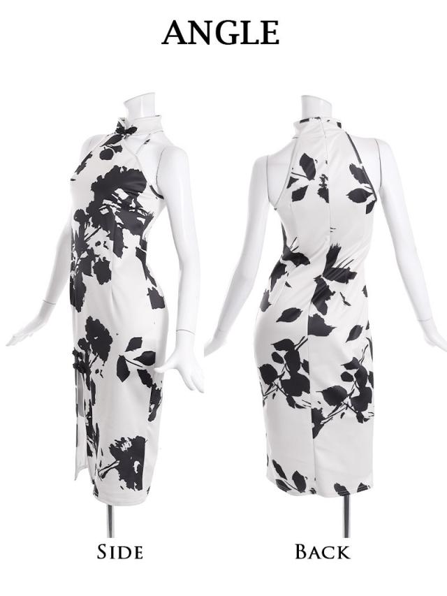 キャバワンピース DaysPiece  チャイナ 大人っぽい 膝丈 ロング シンプル キャバ ワンピース ワンピ キャバワンピー 一部予約販売 キャバワンピース DaysPiece チャイナ 大人っぽい 膝丈