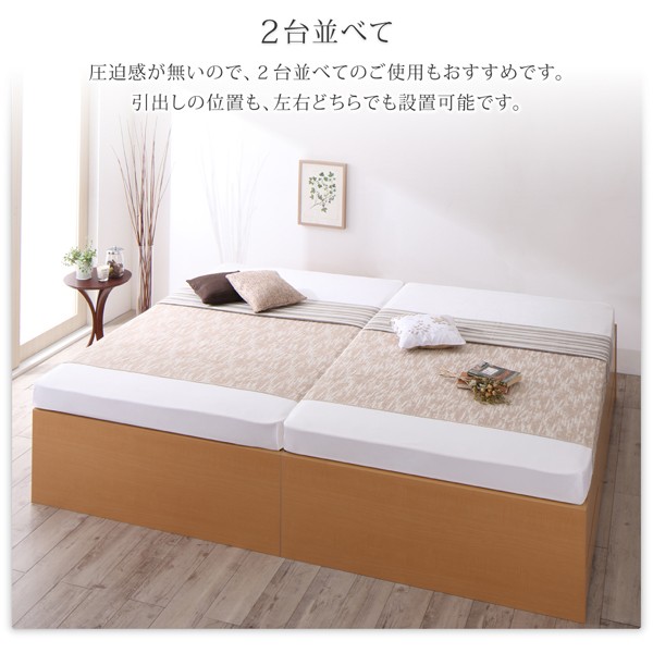 ています◵ ベッドフレーム ヘッドレスチェストベッド 薄型抗菌国産ポケットコイルマットレの通販はau PAY マーケット - シャイニングストア| すのこベッド シングル マットレス付き 国産 清潔すのこ ¤とめて
