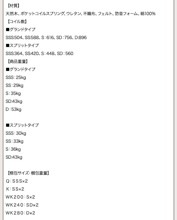 ぐらつきが ベッドフレーム キング 脚7cmの通販はau PAY マーケット - MEGA STAR|商品ロットナンバー マットレスベッド キング 日本製ポケットコイルマットレスベッド マットレスベッド スプリットタイプ させます
