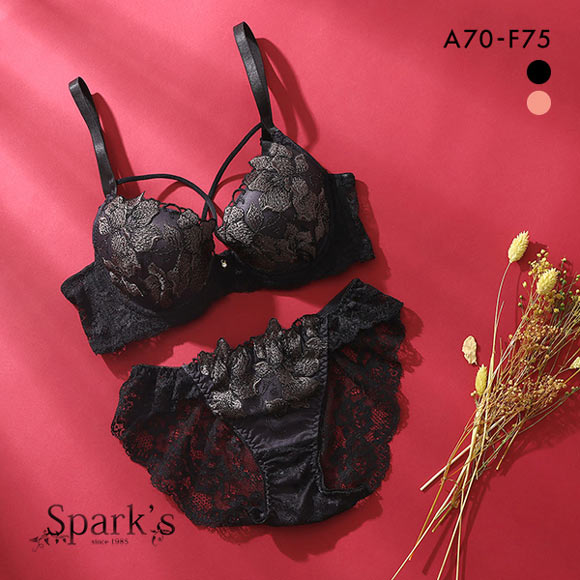 ブラジャー スパークス SPARKS クロスコード ダスティフラワー