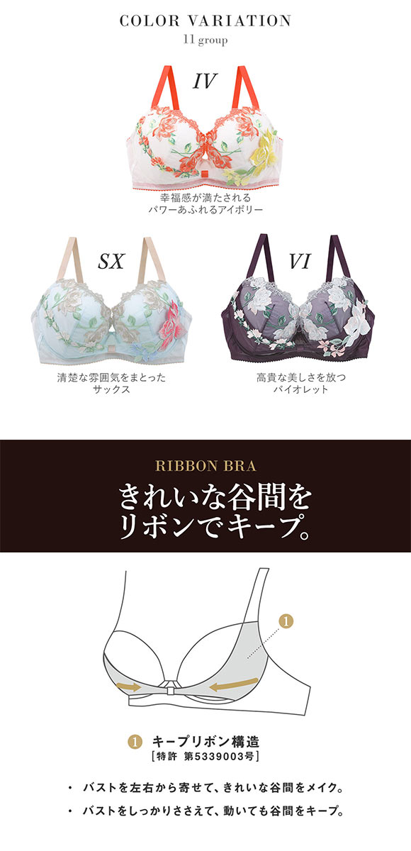 ワコール Wacoal サルート Salute 11G BTJ711 リボンブラ ブラジャー G