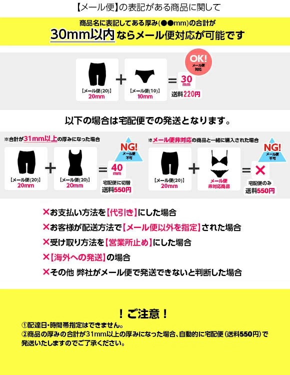 メール便の発送について