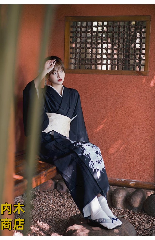 即納OK 売上急増中 大人シンプル ブラック レディース 洗える 秋の新作特集 ギフトにも最適 女性 単品 花柄 着物 夏 黒 古典 上品 花 文化祭 着れる ゆかた 浴衣 花火 在庫わずか 街着 花見 キュート 可愛い 婦人 お買い得プライス クリスマス