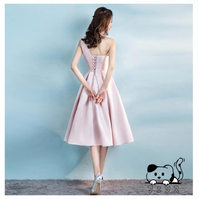 生活快適特集 毎日使える便利品 二次会 ブライズメイドドレス 売上急増中 ふんわり 謝恩会 ドレス 披露宴 招待 お呼ばれ きいサイズ Aライン フォーマルドレス ミモレ丈 花嫁 リボン 人気急上昇 今だけ 結婚式 ゲスト ウエディング サテンドレス お買い得プライス