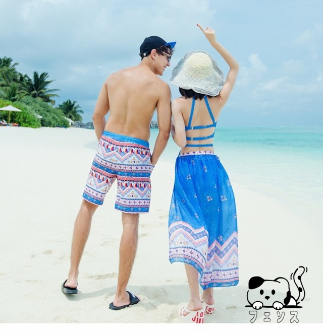 売れ筋アイテム 品質安心 レディース ビキニ 売上急増中 男女単品売り ペアビーチ 3点セット ペア水着 メンズ ミズギ お揃え サーフパンツ ご夫婦 スイムウエア カップル 話題商品 在庫わずか ペアルック 上下セット 水着 お買い得プライス