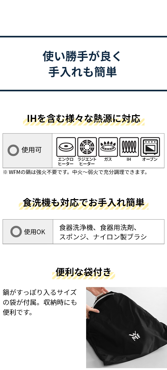 WMF (ヴェーエムエフ) アイコニック ロースター 28cm：使い勝手が良く 手入れも簡単