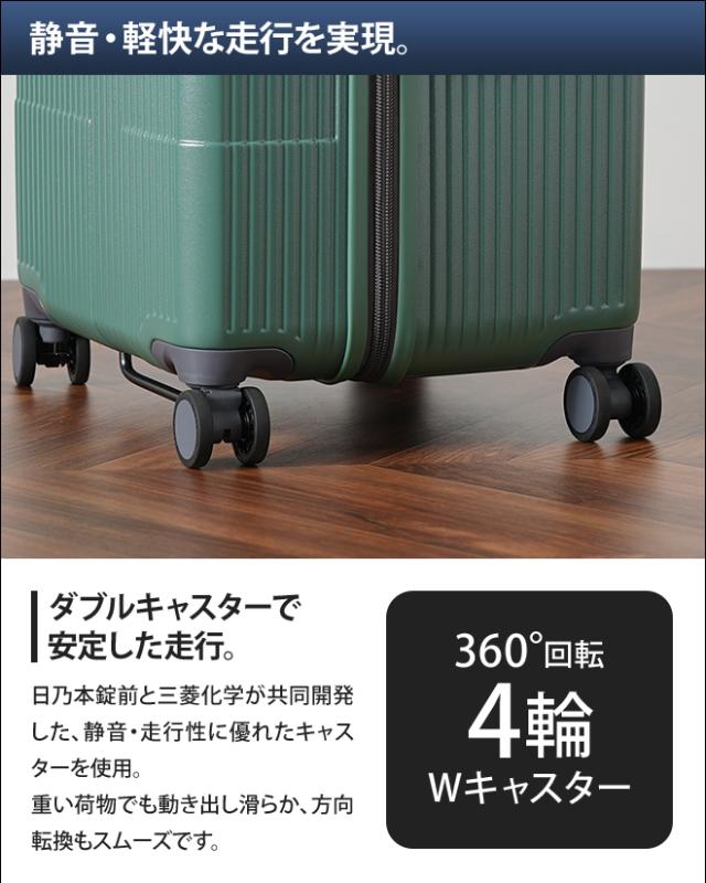 スーツケース ハードジップキャリー innovator イノベーター 75L 深型