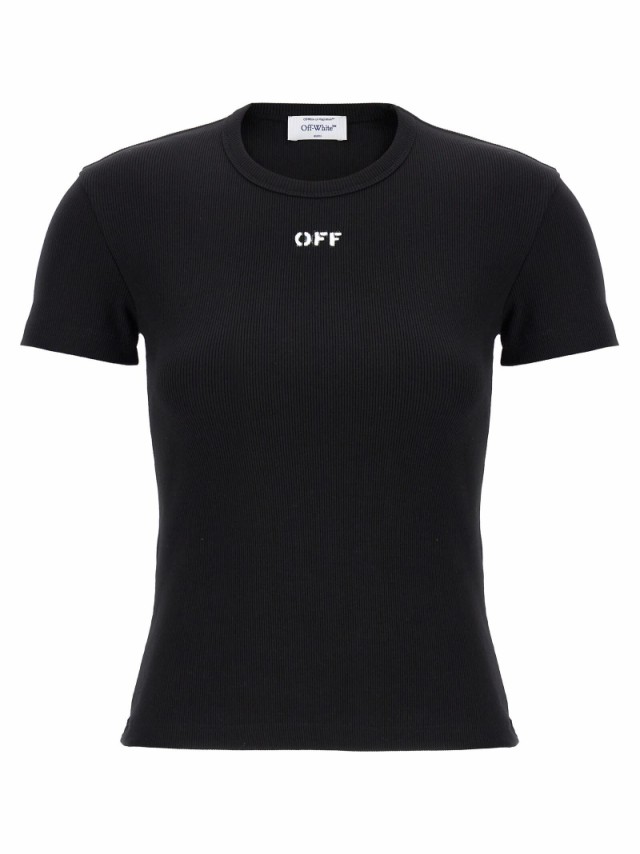 OFF WHITE オフホワイト Black Whit Tシャツ レディース 秋冬2023