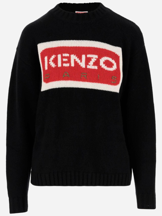 KENZO ケンゾー ブラック Black ニットウェア レディース 秋冬2023 FD62PU4313LA99J  【関税・送料無料】【ラッピング無料】 ia｜au PAY マーケット