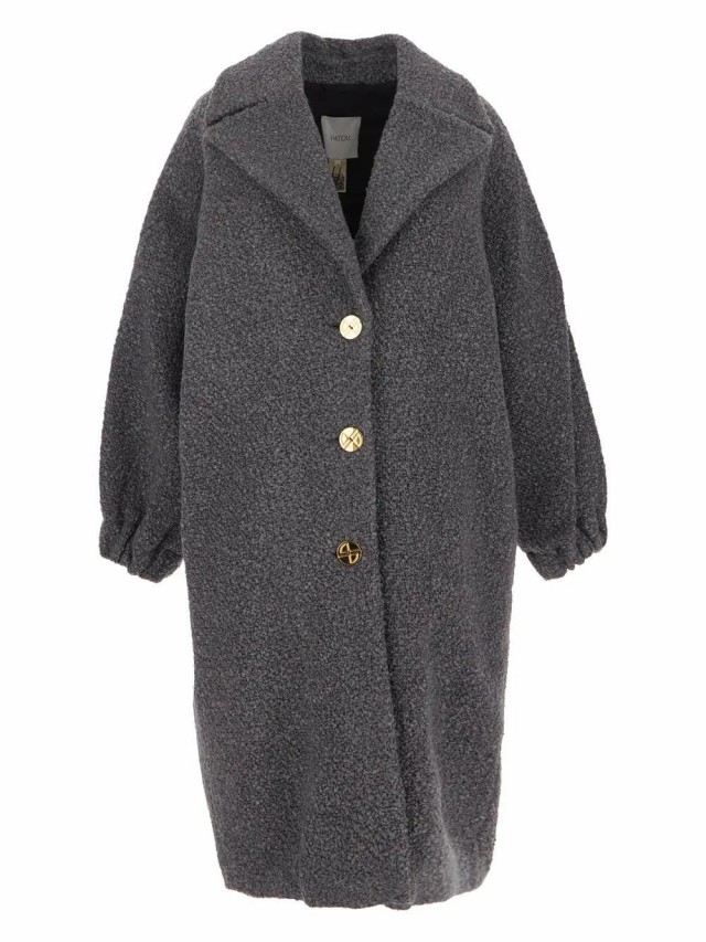PATOU パトゥ グレー Antracite コート レディース 秋冬2023 CO0180154 959A 【関税・送料無料】【ラッピング無料】  ia｜au PAY マーケット