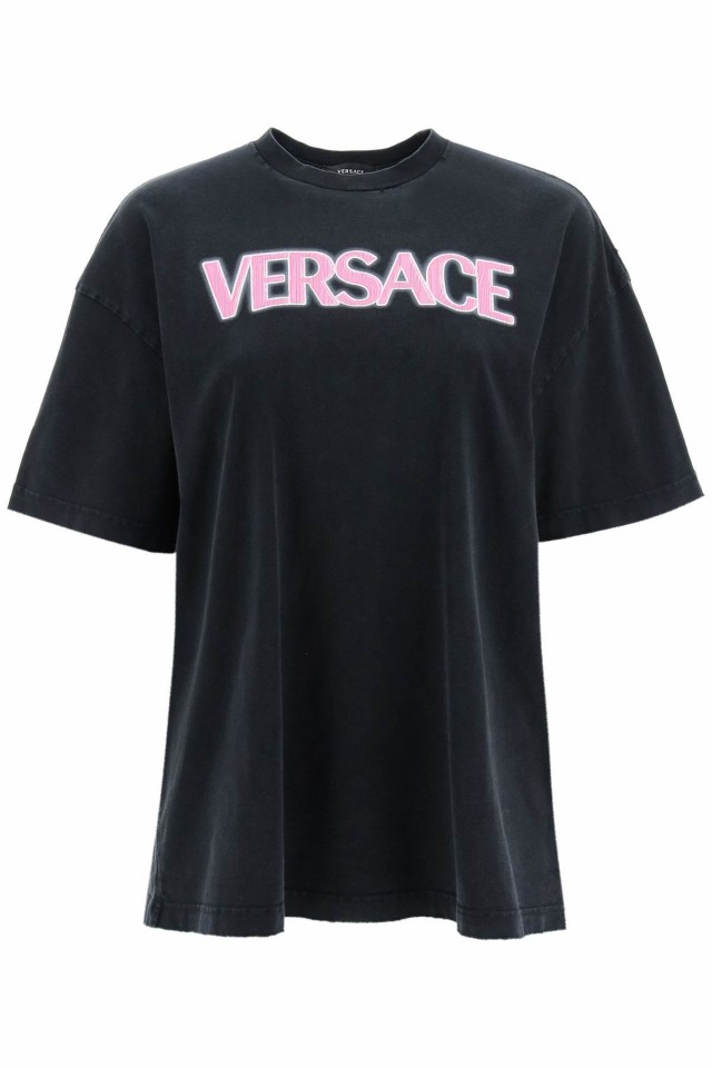 VERSACE ヴェルサーチ Tシャツ レディース 春夏2023 1008174 1A06534