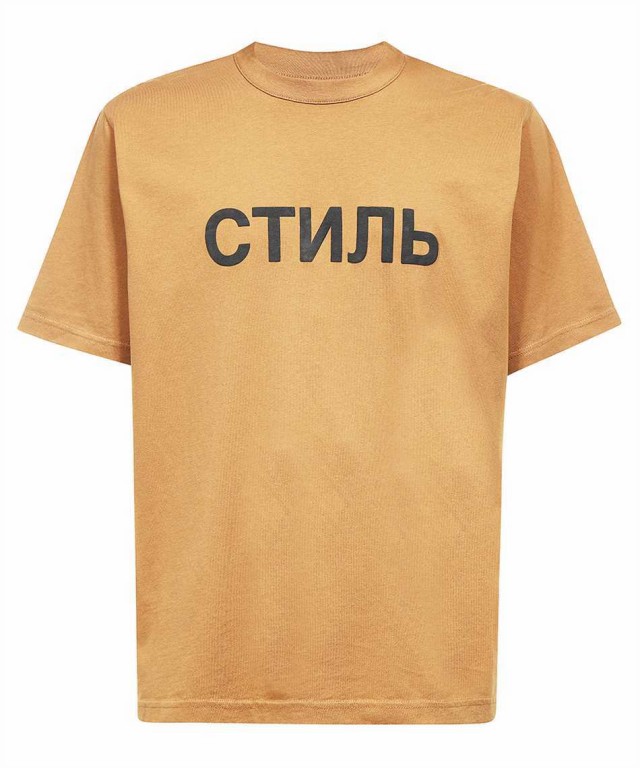 HERON PRESTON ヘロン プレストン ブラウン brown Tシャツ メンズ 秋冬