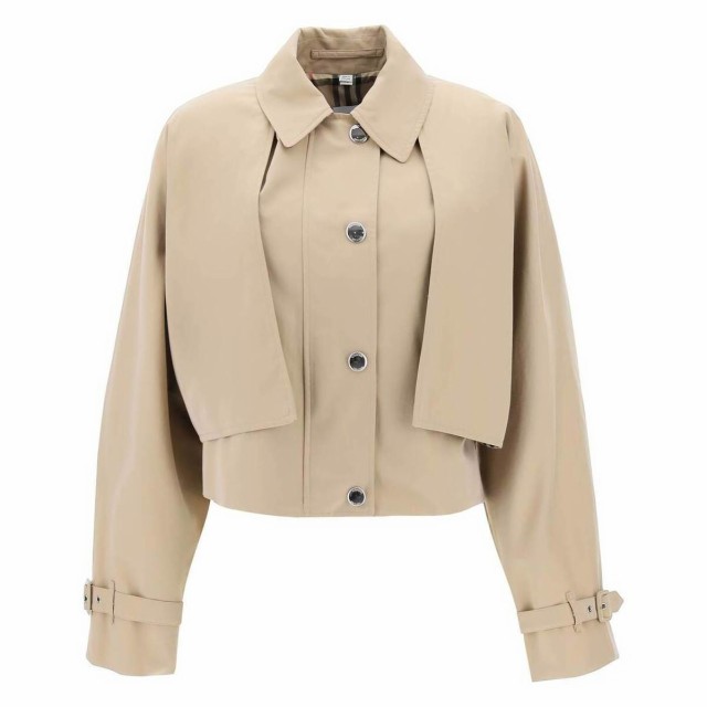 BURBERRY バーバリー ベージュ Beige Burberry pippacott cropped jacket ジャケット レディース  秋冬2023 8072829 【関税・送料無料】【｜au PAY マーケット
