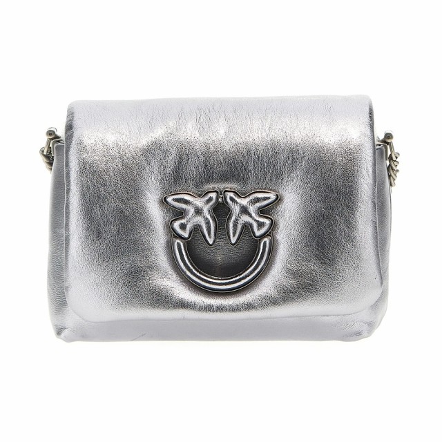 PINKO ピンコ Silver Love Click Puff Baby crossbody bag バッグ