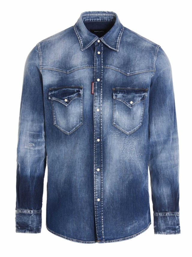 DSQUARED2 ディースクエアード シャツ メンズ 秋冬2022 S74DM0635 S30341 470 【関税・送料無料】【ラッピング無料】  ia｜au PAY マーケット