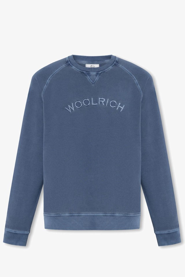 WOOLRICH ウールリッチ Indigo トレーナー メンズ 春夏2023 CFWOSW0187MRUT3470 313  【関税・送料無料】【ラッピング無料】 ia｜au PAY マーケット