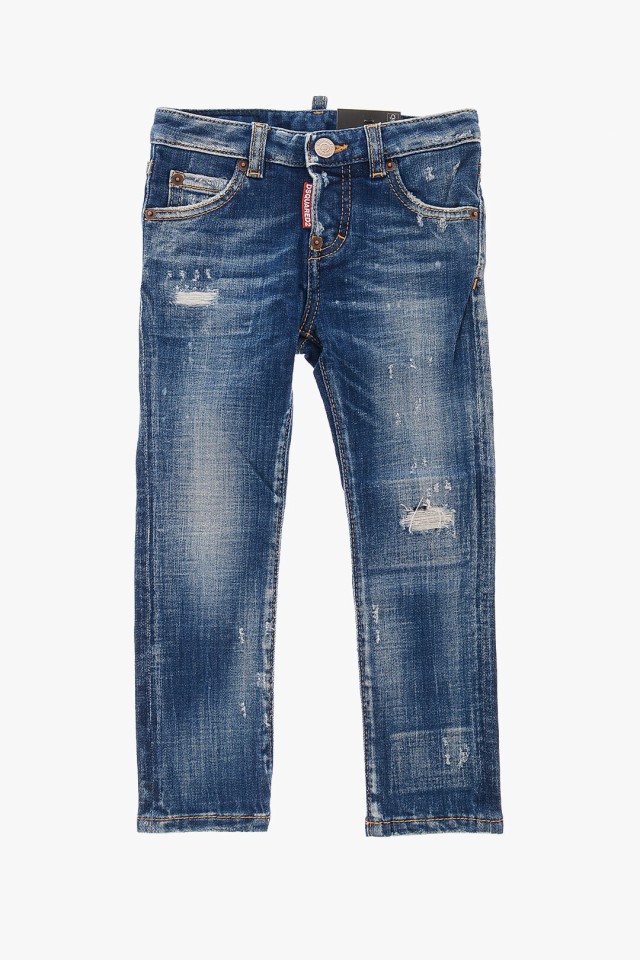 DSQUARED2 ディースクエアード シャツ DQ0239 D009R DQ01 ガールズ STRETCH DENIM COOL GIRL  JEANS 【関税・送料無料】【ラッピング無料｜au PAY マーケット