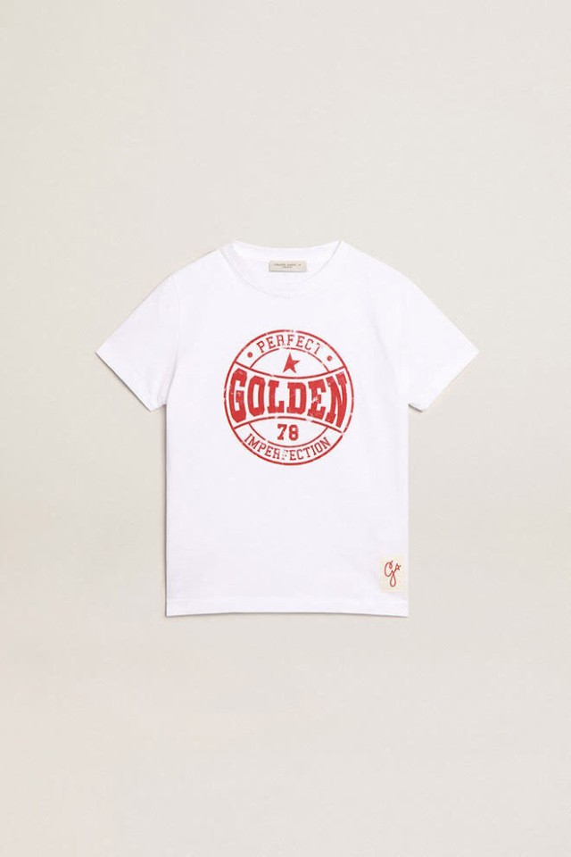 GOLDEN GOOSE ゴールデングース ホワイト White トップス ボーイズ 春夏2023 GKP01403 P001084 10350  【関税・送料無料】【ラッピング無｜au PAY マーケット