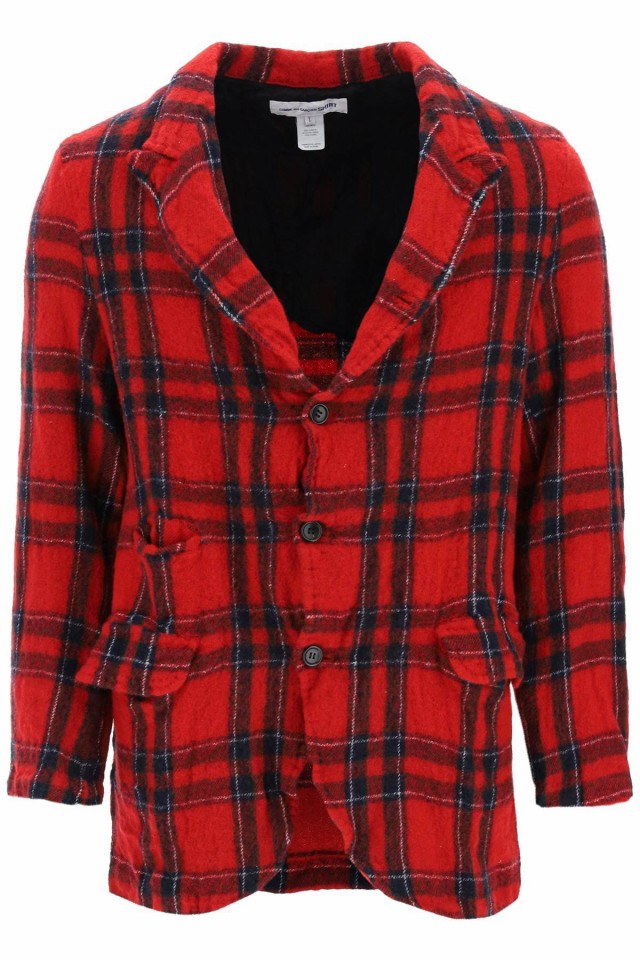 COMME DES GARCONS コム デ ギャルソン BLACK/RED ジャケット メンズ 秋冬2022 FJJ003W22  【関税・送料無料】【ラッピング無料】 ia｜au PAY マーケット