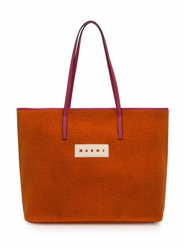 MARNI マルニ オレンジ ORANGE トートバッグ メンズ 秋冬2023 P5801