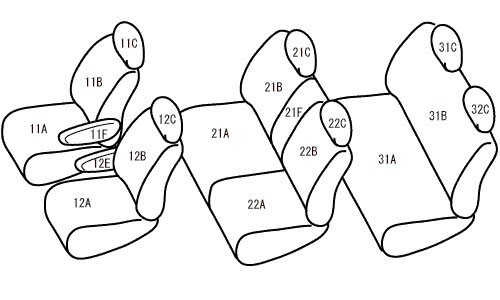 Bellezza ベレッツァ シートカバー セレクション オデッセイ RA6 RA7