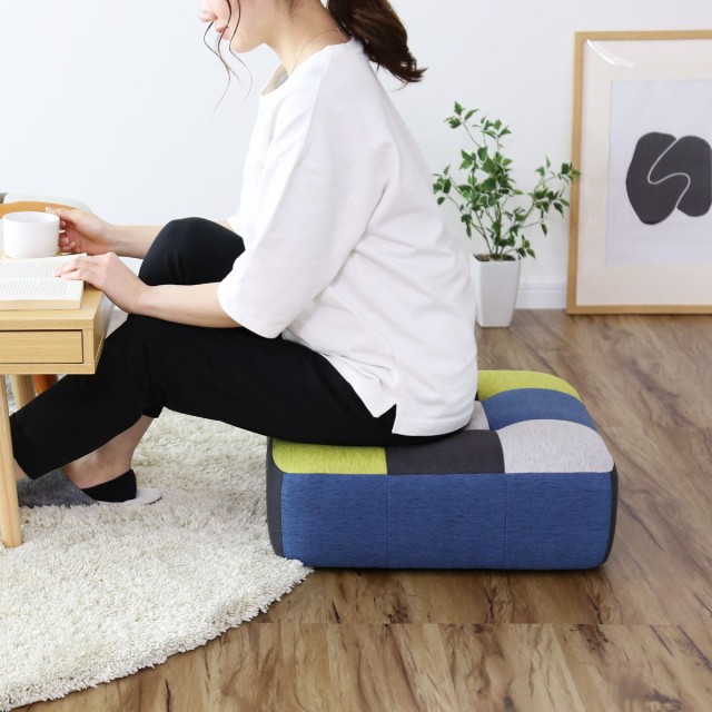 スツール オットマン ソファ 1人掛け チェア 椅子 布