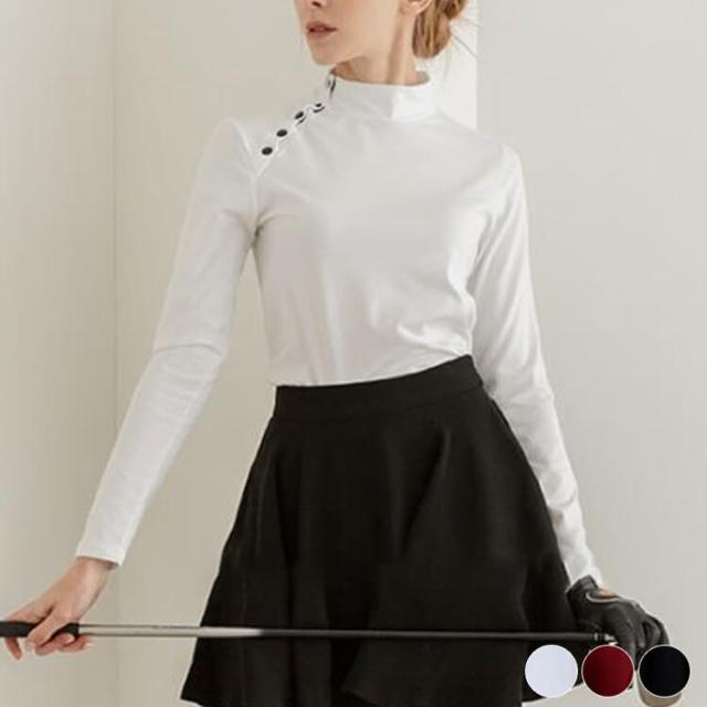 ゴルフウェア トップス レディース 韓国 パフスリーブ 長袖 防風 春 秋