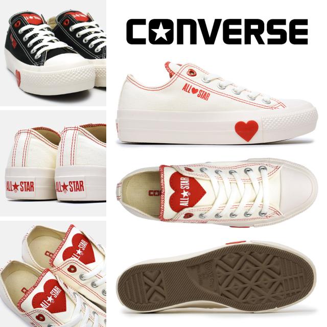 【CONVERSE】オールスター PLTS メニーハーツ OX ★厚底♪ コンバース レディース スニーカー オールスター PLTS