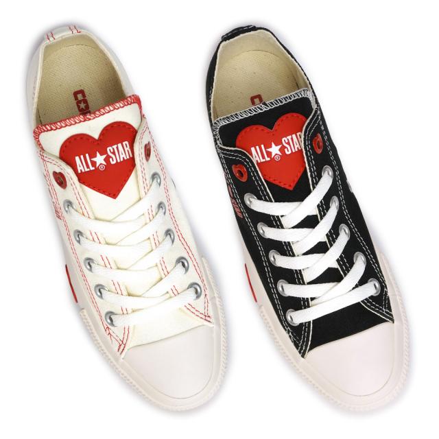 【厚底】コンバース オールスター PLTS メニーハーツ OX ハート ALL STAR PLTS MANYHEARTS OX / オールスター PLTS