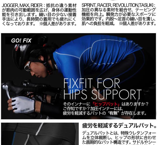 スポーツが変わる！コンプレッションインナーFIXFIT筋肉疲労を軽減する