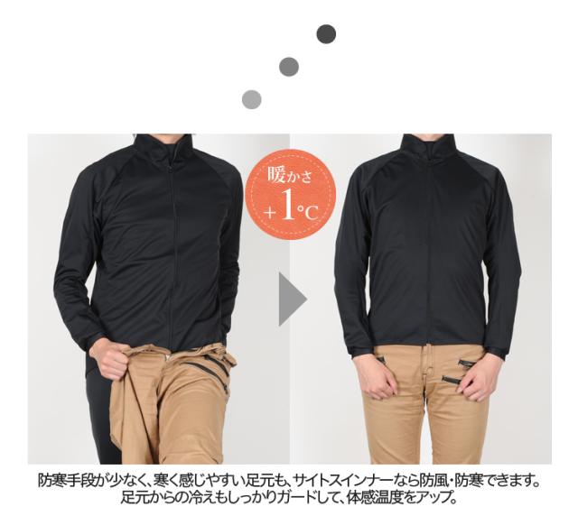 ☆秋冬のランニングウェアに！レディース メンズ 防風防寒着サイトス