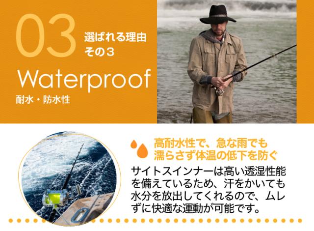☆秋冬のフィッシングウェアに！レディース メンズ 防風防寒着サイトス