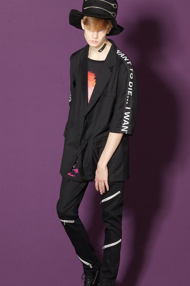 肌触りがいい Ankorock アンコロック テーラード ジャケット メンズ アウター レディース 半袖 ロング丈 ビッグ ロゴ 黒 Sale アウトレット Www Centrodeladultomayor Com Uy