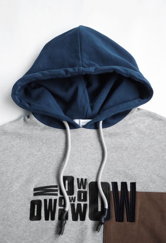 切替 ロゴ フーディー ユニセックス オーバーサイズ 送料無料・メール便不可 秋新作