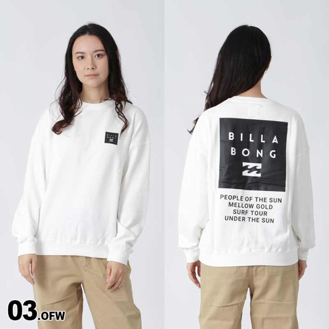 BILLABONG ビラボン レディース トレーナー BD014-003 長袖 スウェット