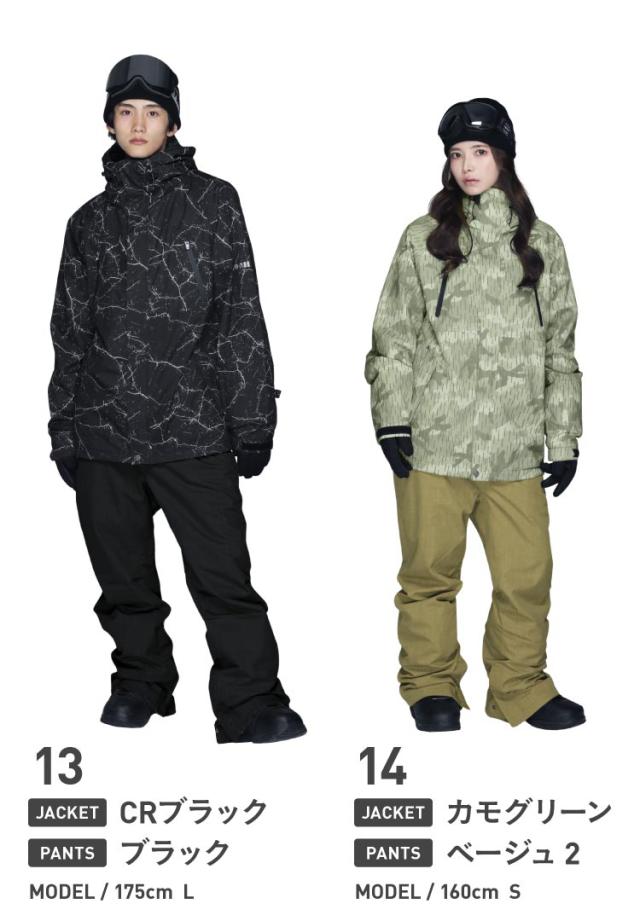 ≪25-26 新作≫ スキーウェア スノーボードウェア メンズ 上下セット