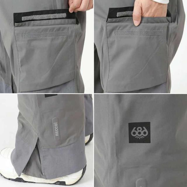 686 ビブパンツ GORE-TEX M2W202 686 シックスエイトシックス GORE-TEX STRETCH DISPATCH BIB ユニ