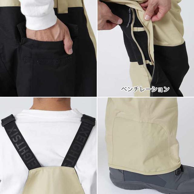 686　シックスエイトシックス メンズ スノー ビブパンツ M2W211 ウェア 686/シックスエイトシックス メンズ スノー ビブパンツ M2W211