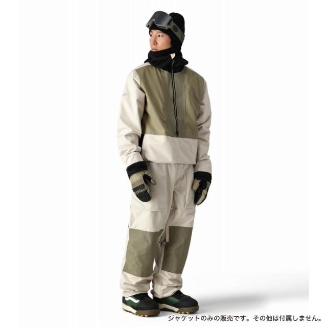 686/シックスエイトシックス メンズ スノーウェア アノラック  GHOST 2.5L SHELL ANORAK WINTER 24-25 スノーボード スキー 防寒 スノボウェア  M3WN136_W