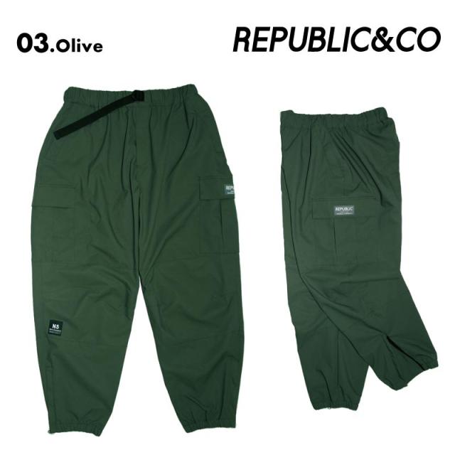 REPUBLIC&CO 7TH CHAMBER CARGO PANTS Republic & Co/リパブリック