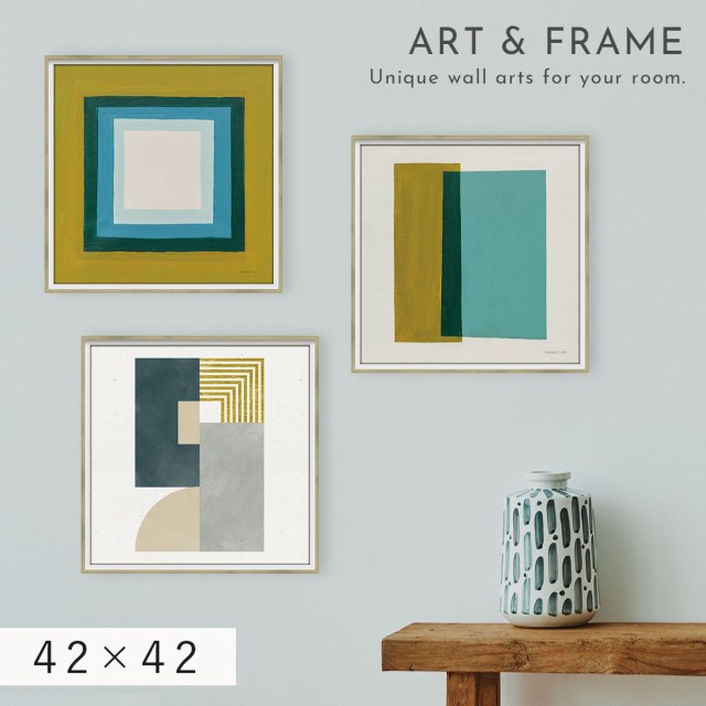 【激安通販 オンラインショップ】日用品 アート 42×42cm 抽象 アートパネル ポスター 北欧 モダン 抽象画 絵画